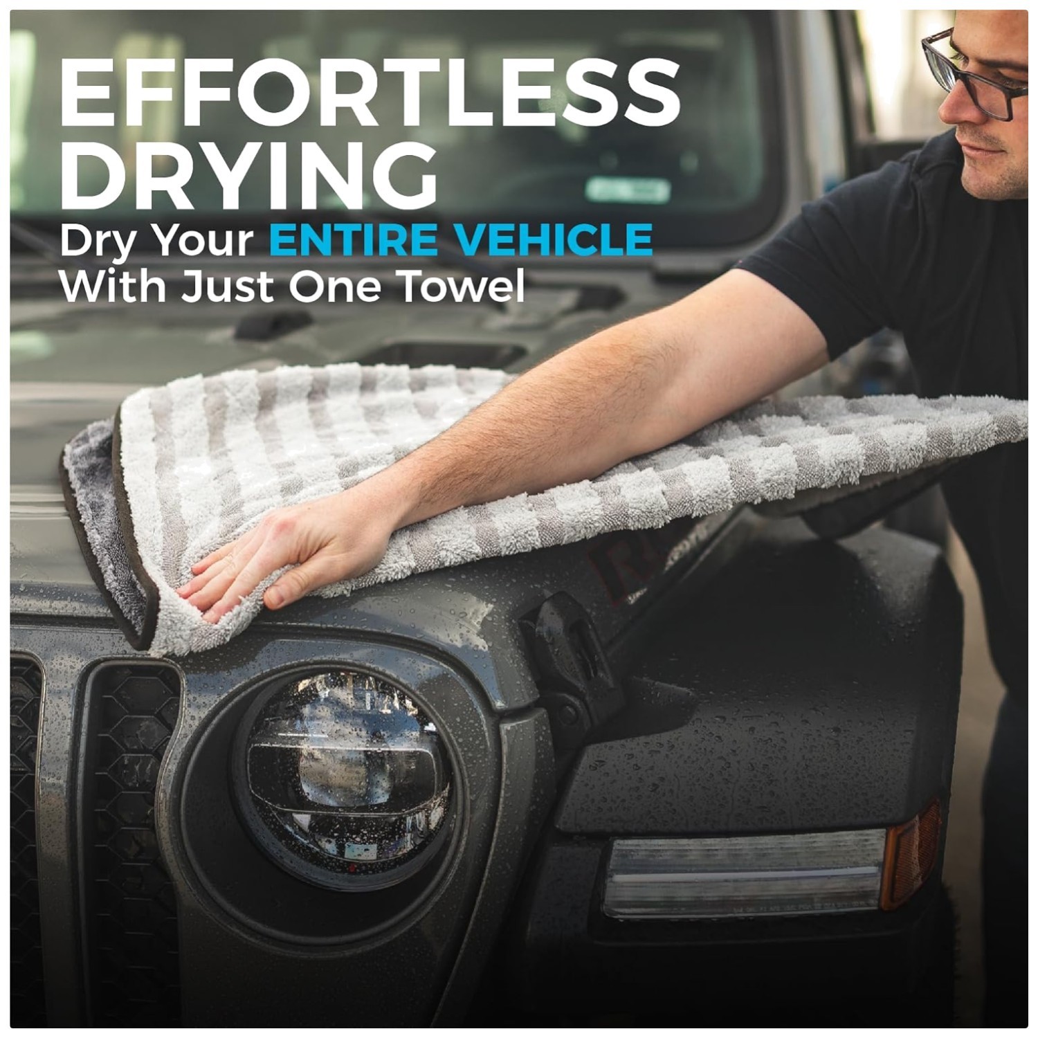 Vehicle Drying Towel, Ultra-Absorbent, Scratch-Free