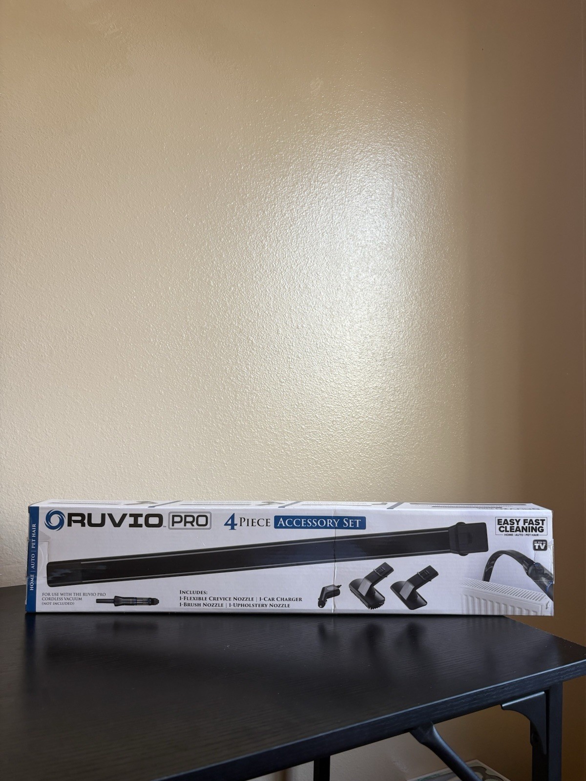 Ruvio Pro Cordless Hand Vacuum 17” Portable Vacuum Cleaner for Home and Car Use