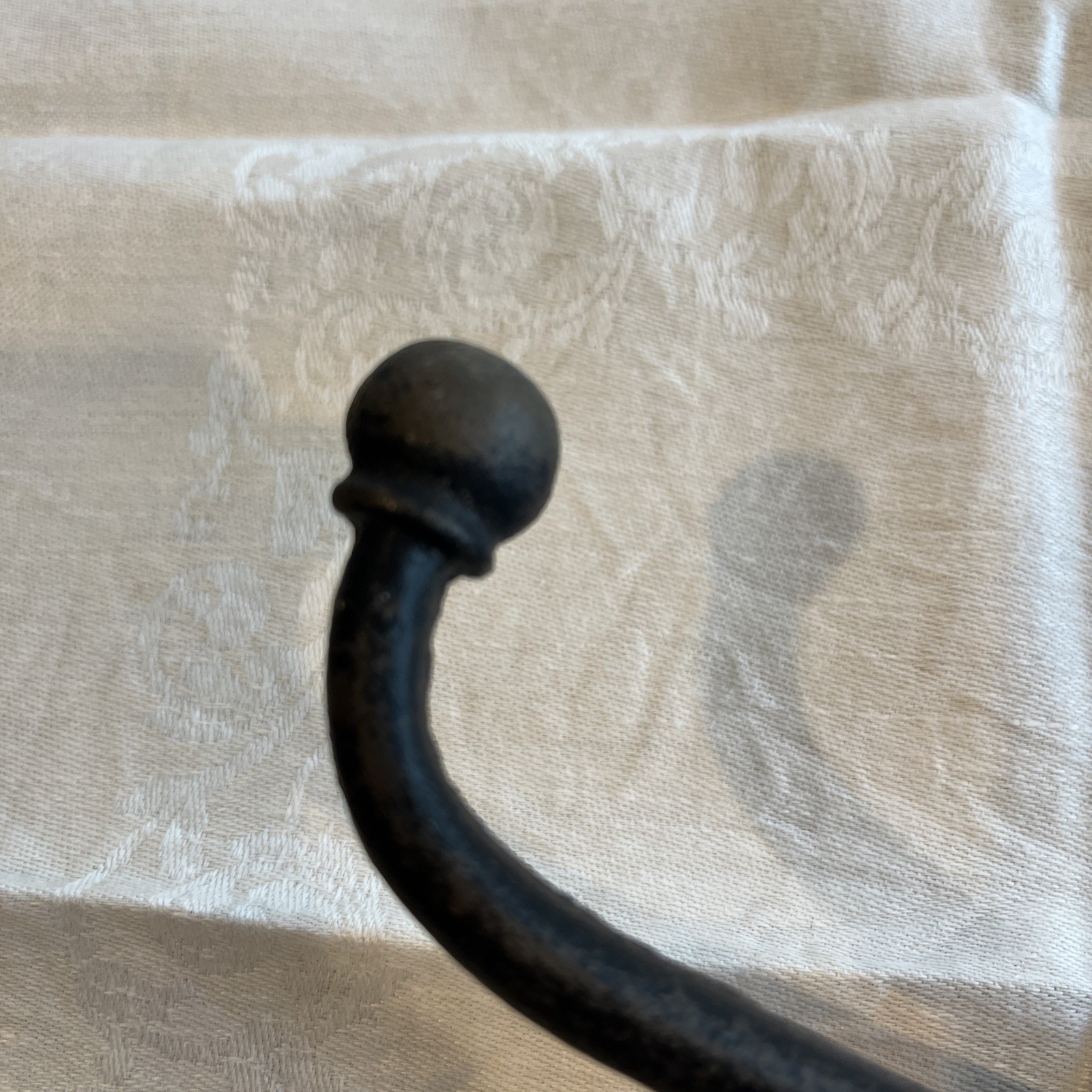 Cast Iron Large Coat Hook/Harness/Tack Hook 5.5” Set of 2