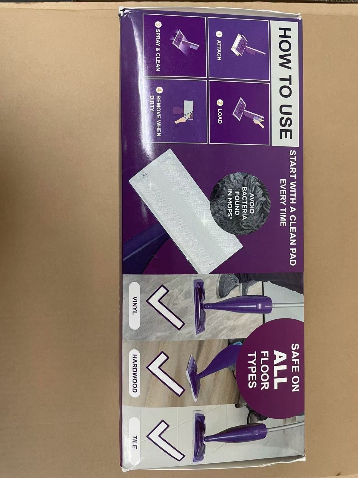 32 Count Floor Mop Pads Refills 11.5×5.8in Multi-Layer Absorbent Pack