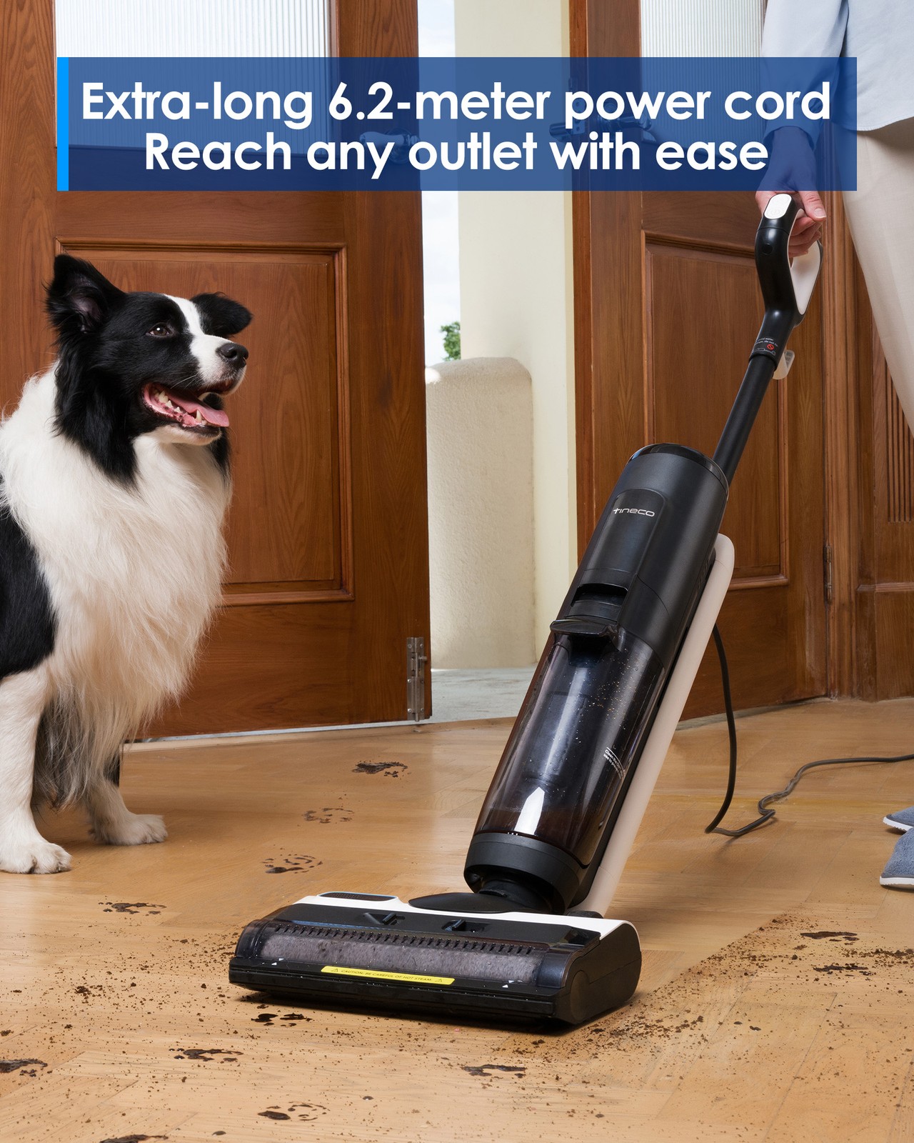 Tineco IFLOOR 5 Steam Wet Dry Vacuum All-in-one, Hardwood Floor Cleaner