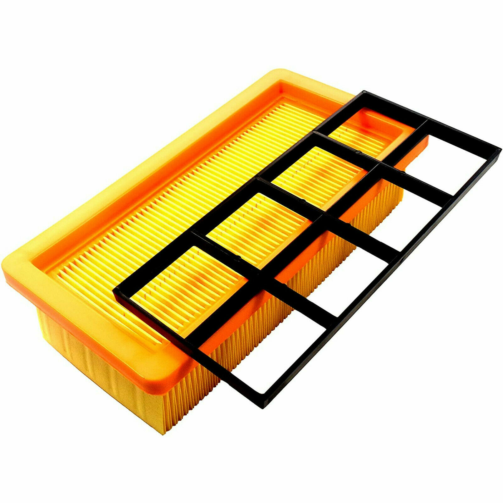 Dry Flat Filter for Karcher Ash Vacuum Cleaners, 6.415-953.0 Replacement
