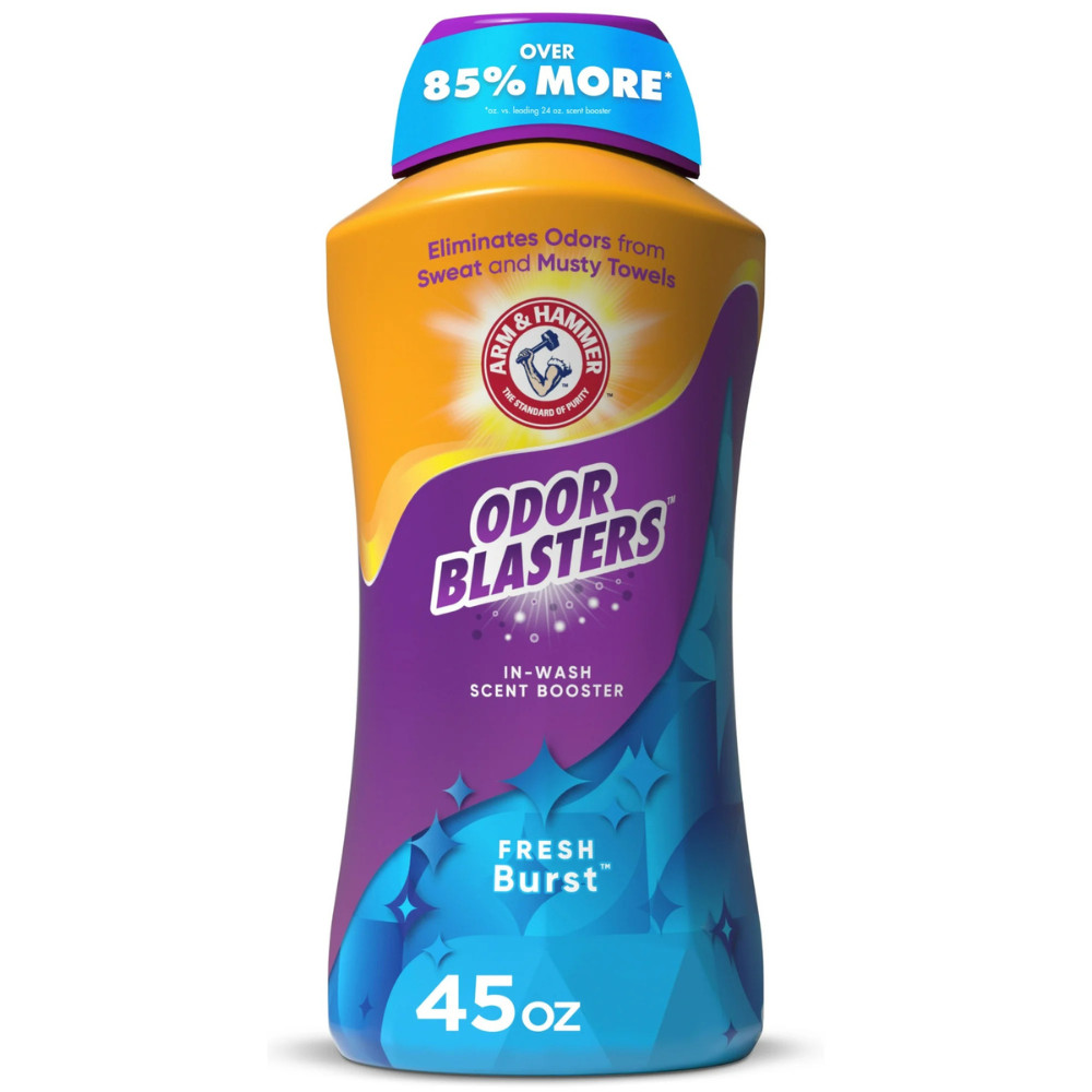 Arm & Hammer Odor Blasters In-Wash Scent Booster Fresh Burst, 45 Oz ( 4 Pack )