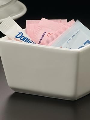 SPP326 Ceramic Sugar Packet Holder, 3.5″ L x 2.5″ W, White