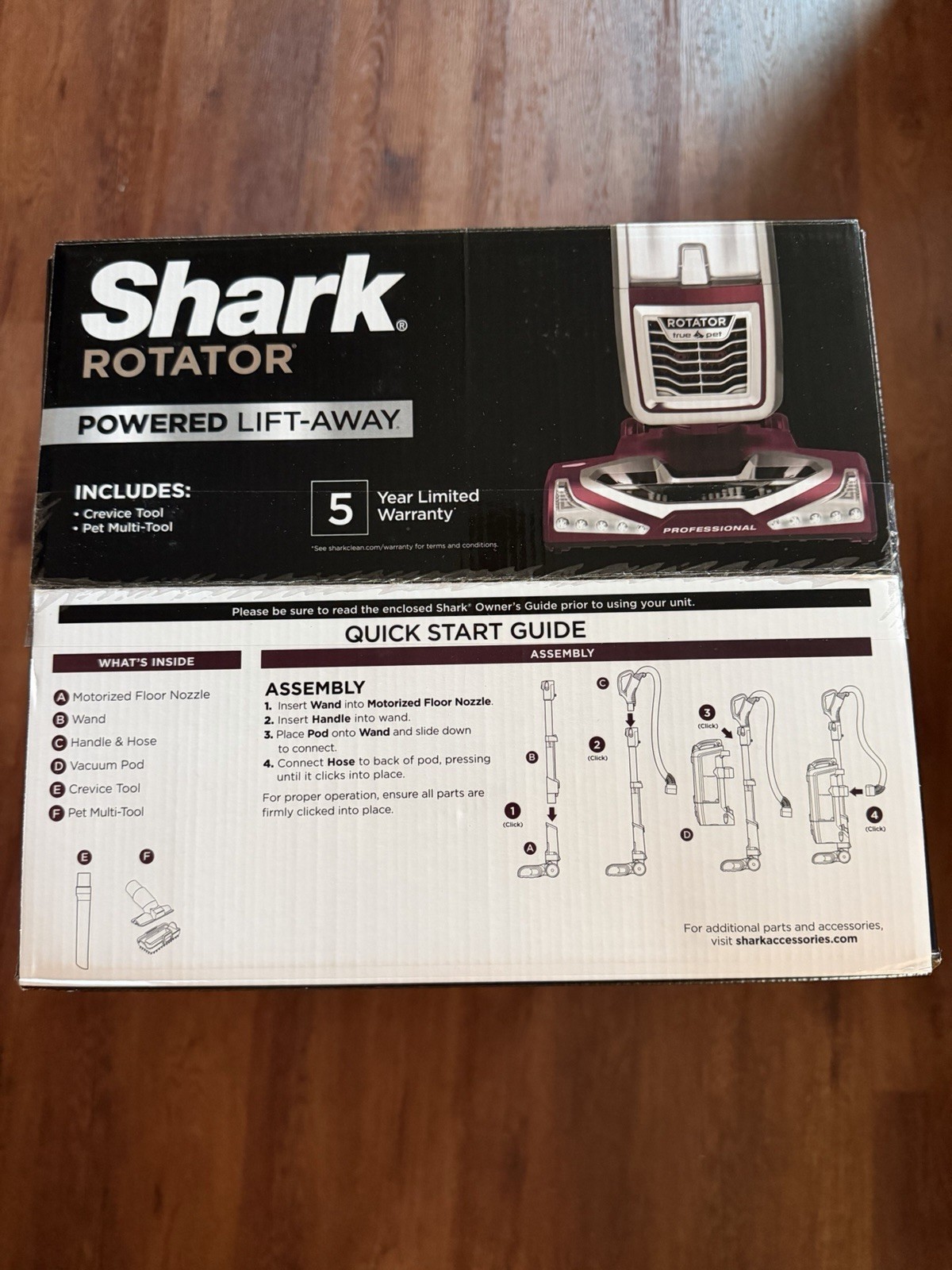 Shark NV752 Rotator Powered Lift-Away TruePet Upright Vacuum – NEW – SHIPS TODAY