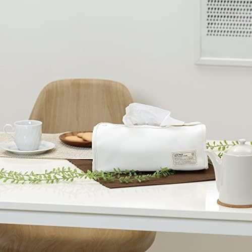 Fujiboeki Tissue Case Cover 27.5cm W x 11cm D x 6.5cm H White Fits Regular F/S