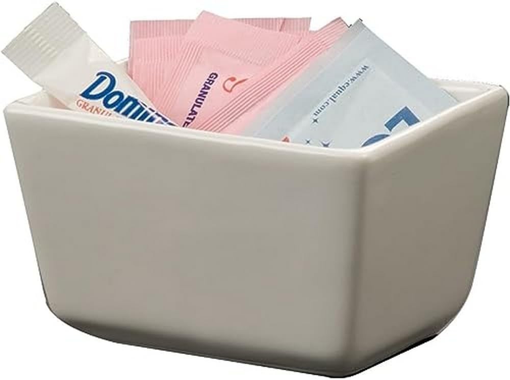 SPP326 Ceramic Sugar Packet Holder, 3.5″ L x 2.5″ W, White