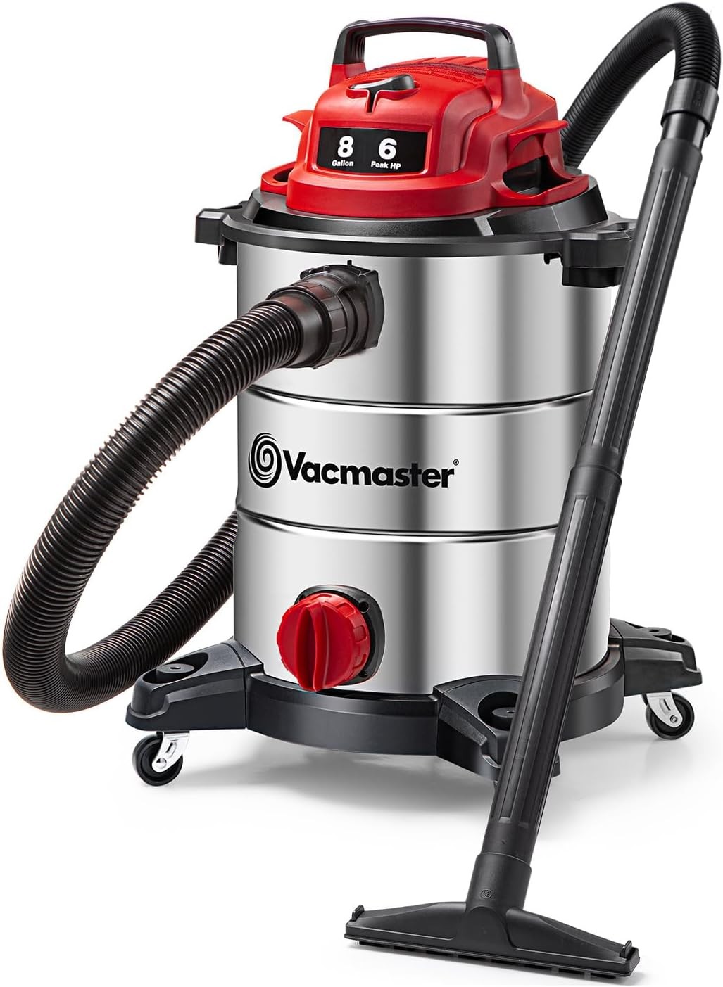 Vacmaster VOC812SF 1101 8-Gallon Premium Stainless Steel Wet/Dry Vacuum