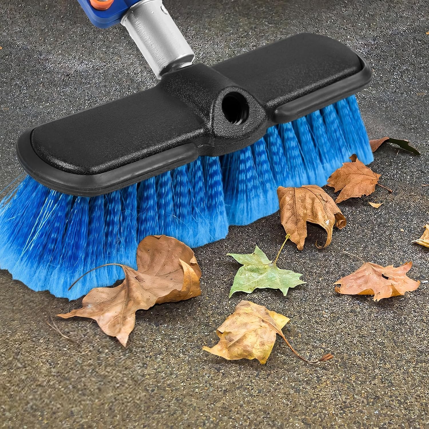 20 FT Exterior House Cleaning Brush Set with 5-12 Foot Telescoping Extension Pol