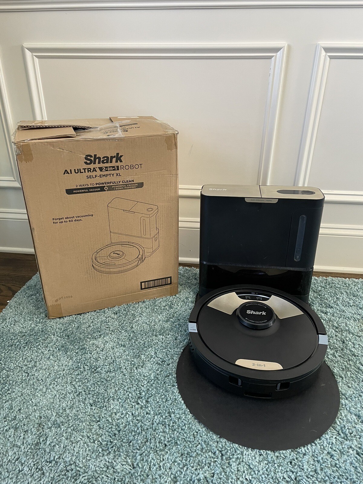 Shark AI Ultra 2-in-1 Robot Vacuum & Mop w Sonic Mopping AV2610WA (AAA10)(III44)