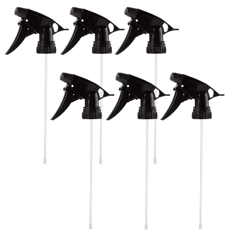 6 PCS Heavy Duty Chemical Resistant Trigger Sprayer 28/400 Fits 16 oz bottles