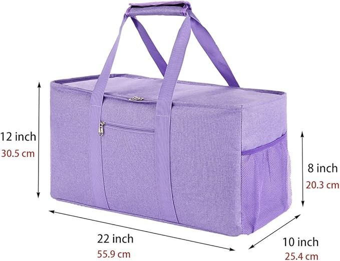 Extra Large Utility Tote BagReusable Shopping Bags with Handles – WaterproofF…