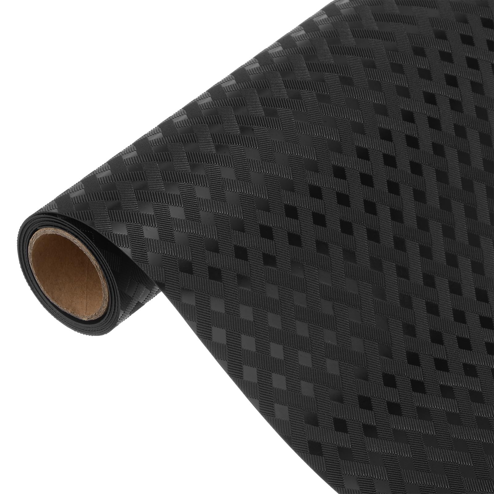 HARFINGTON Shelf Liner, Non-Slip Drawer Liner 15-3/4″ x 15″W x 39″L, Black