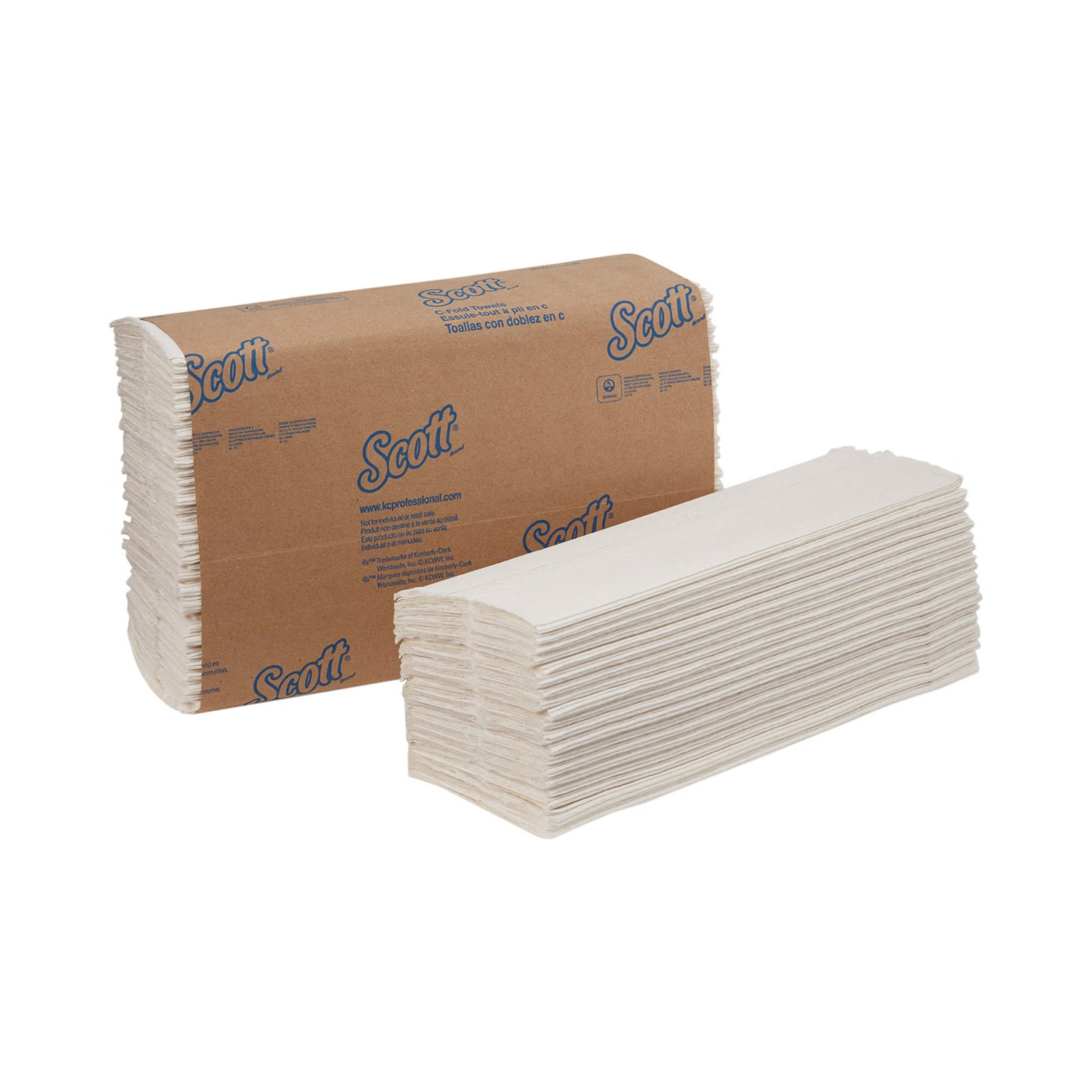 Kimberly Clark Scott C-Fold 1-Ply Paper Towel 10-1/8 X 13-3/20 Inch