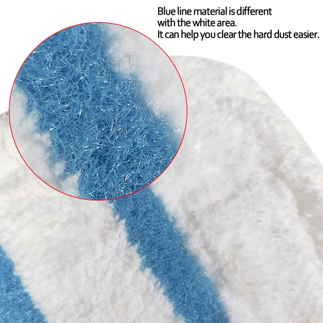 5-Pack Washable Pads Replacement for Black + Decker Steam Mop 1600 Series