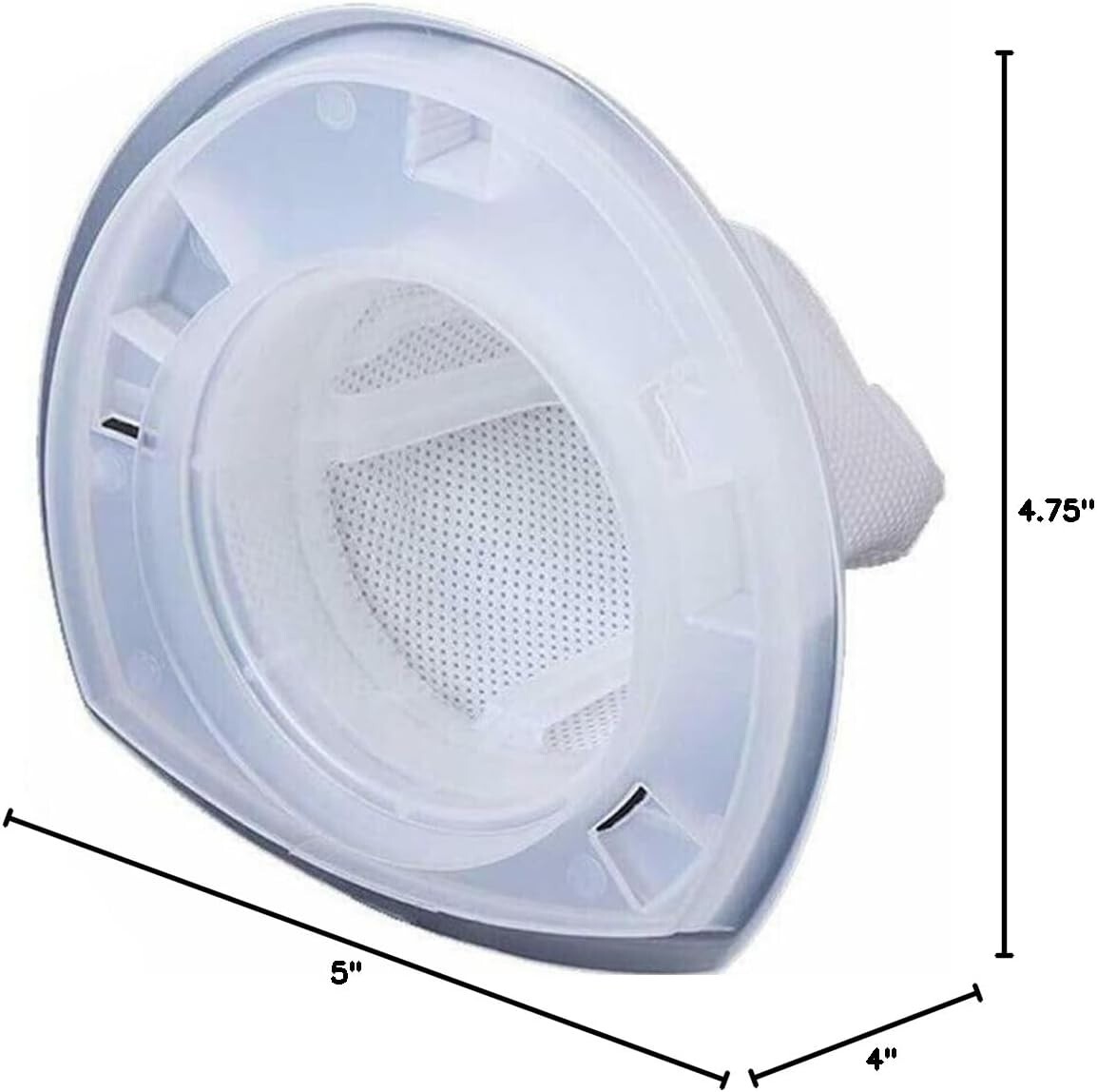 Masterpart Vacuum Filters, 12-Pack,Compatible with Black & Decker VF110 filter.