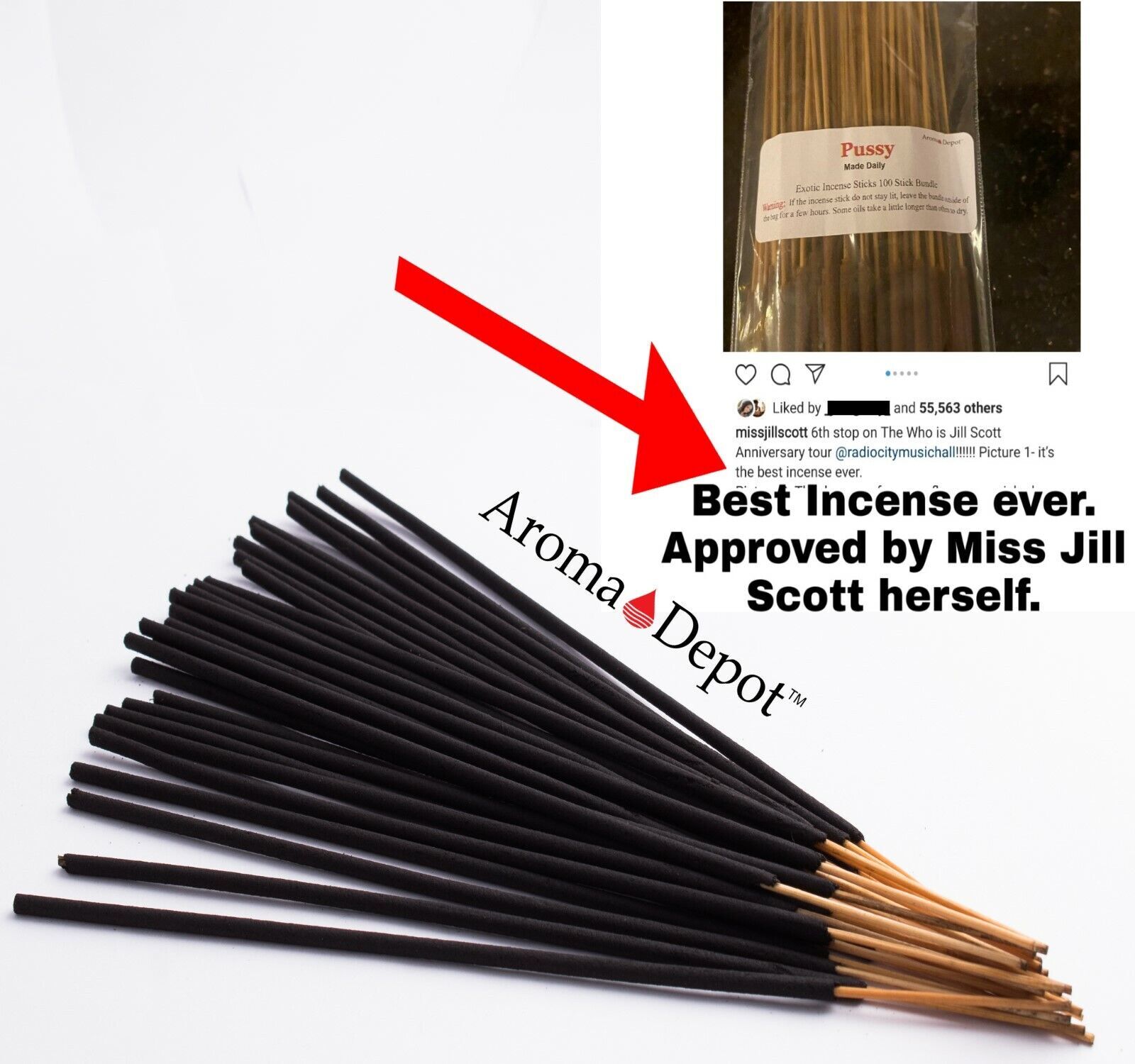 11” Incense Sticks 100 Bulk Pack Hand Dipped Mix Match Wholesale Huge Variety