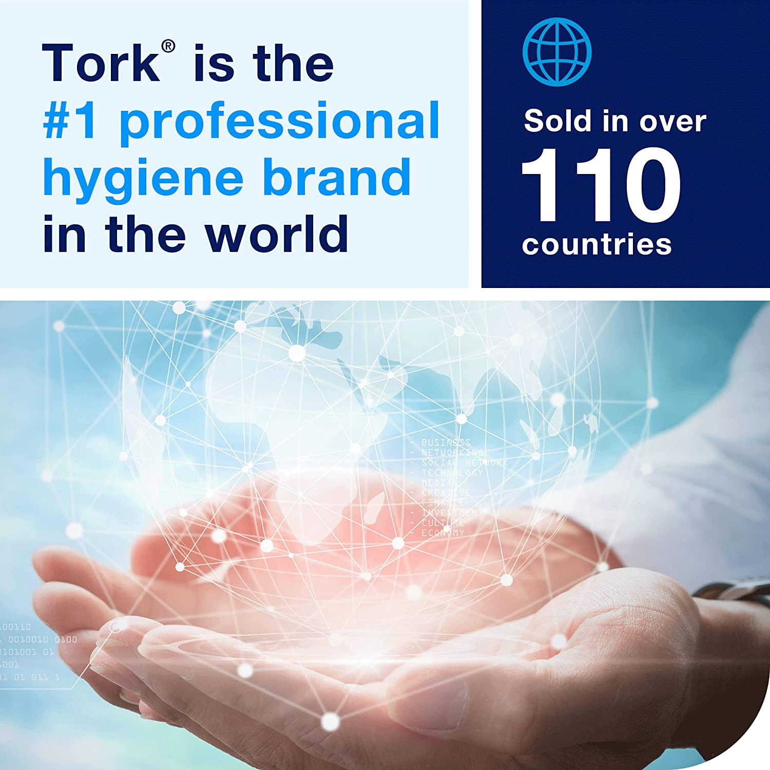 Tork Natural Paper Hand Towel Roll H21, 6 Rolls X 800 Ft, RK8002
