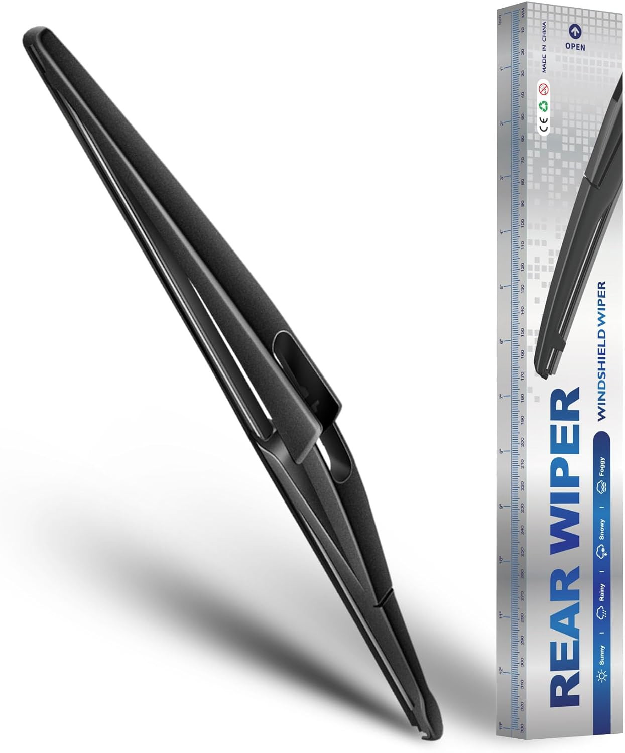 Rear Windshield Wiper for Kia Sportage 2017-2023, Streak-Free OEM Back Wipers Bl