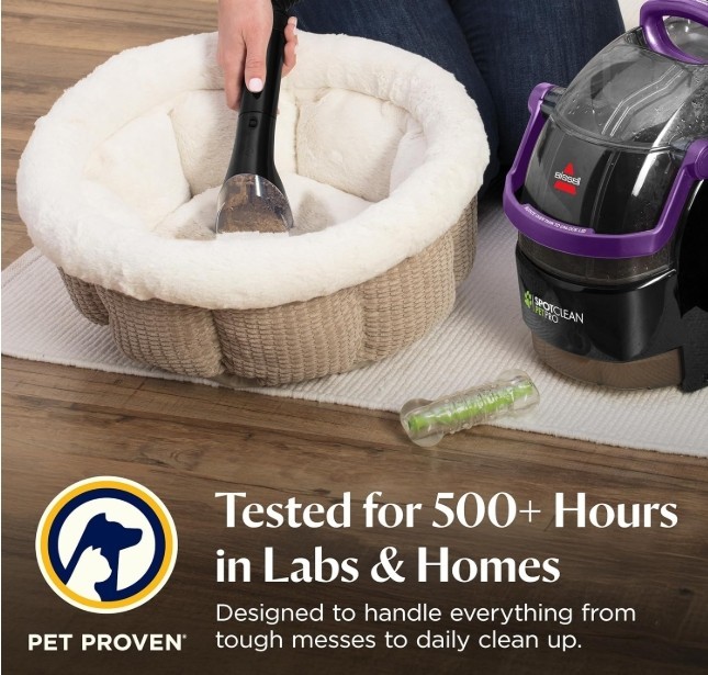 Bissell SpotClean Pet Pro Portable Carpet Cleaner, 2458