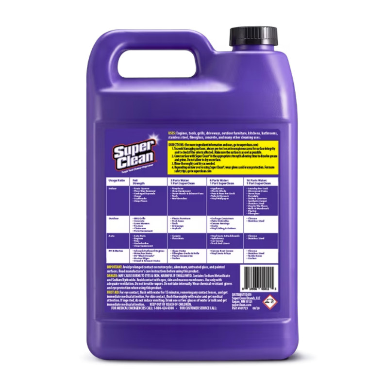(4 Pack) Super Clean Tough Task Cleaner-Degreaser – 1 Gallon | 128 Fluid Ounces