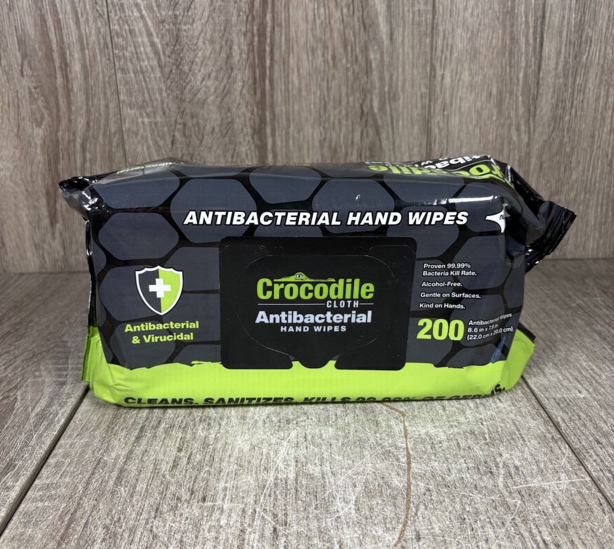 Crocodile Cloth Hand Wipes Cleans Cloths (8.6″ x 7.9″) – 1 Pack of 200