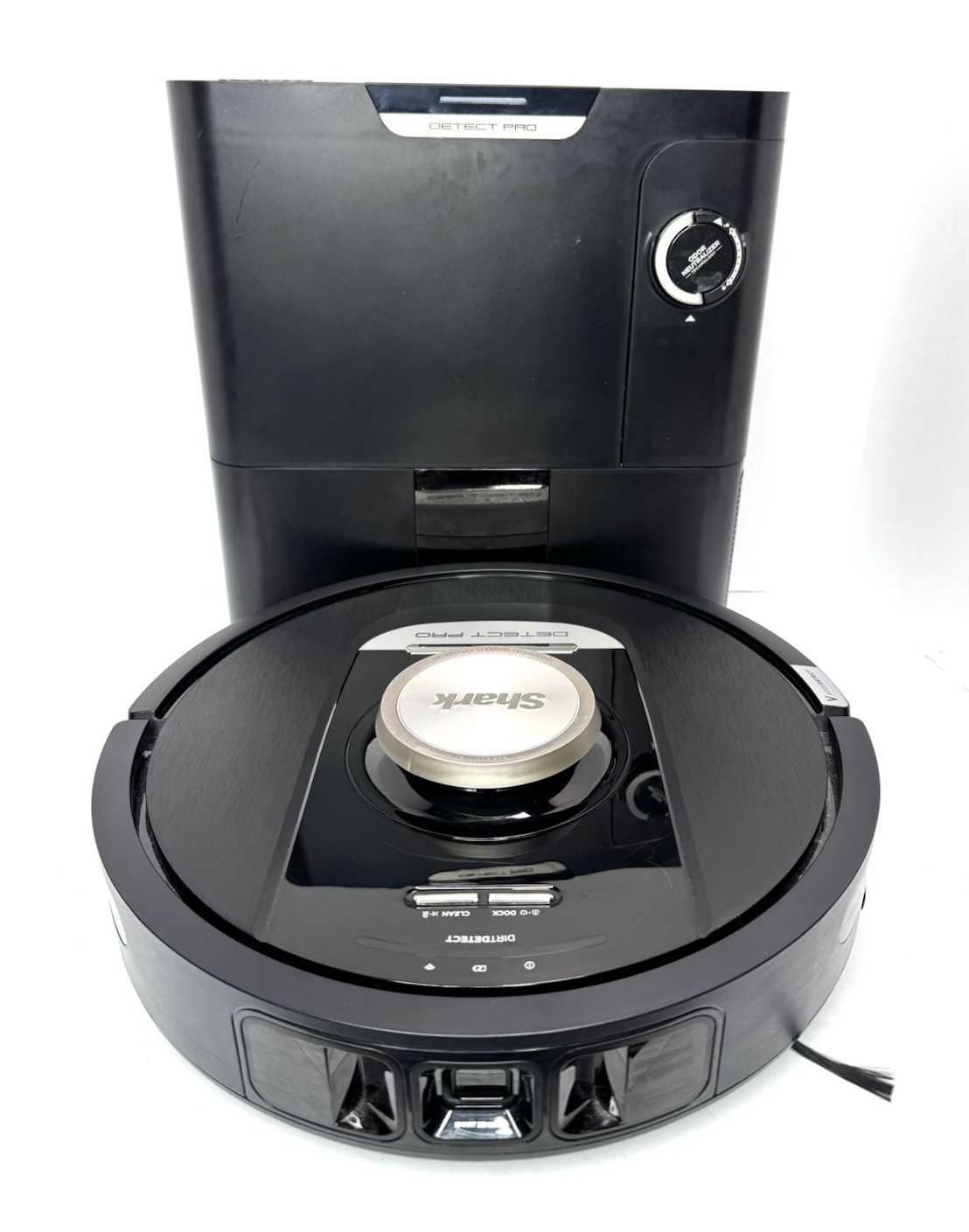 Shark RV2820VE Detect Pro Robot Vacuum Wi-Fi Self-Empty HEPA Clean Black