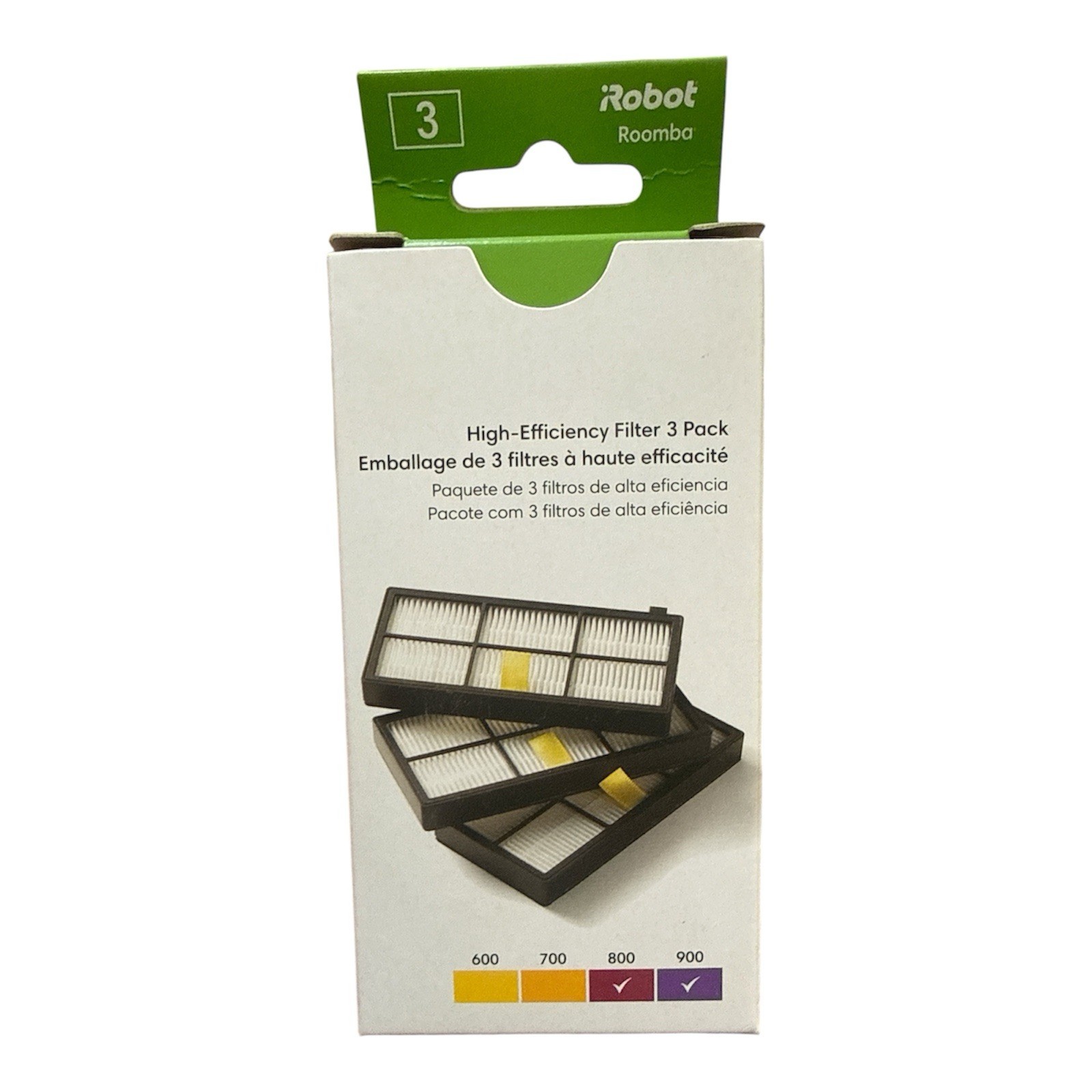 iRobot Roomba 800 And 900 Series High Efficiency Filter 3 Pack NEW SEALED