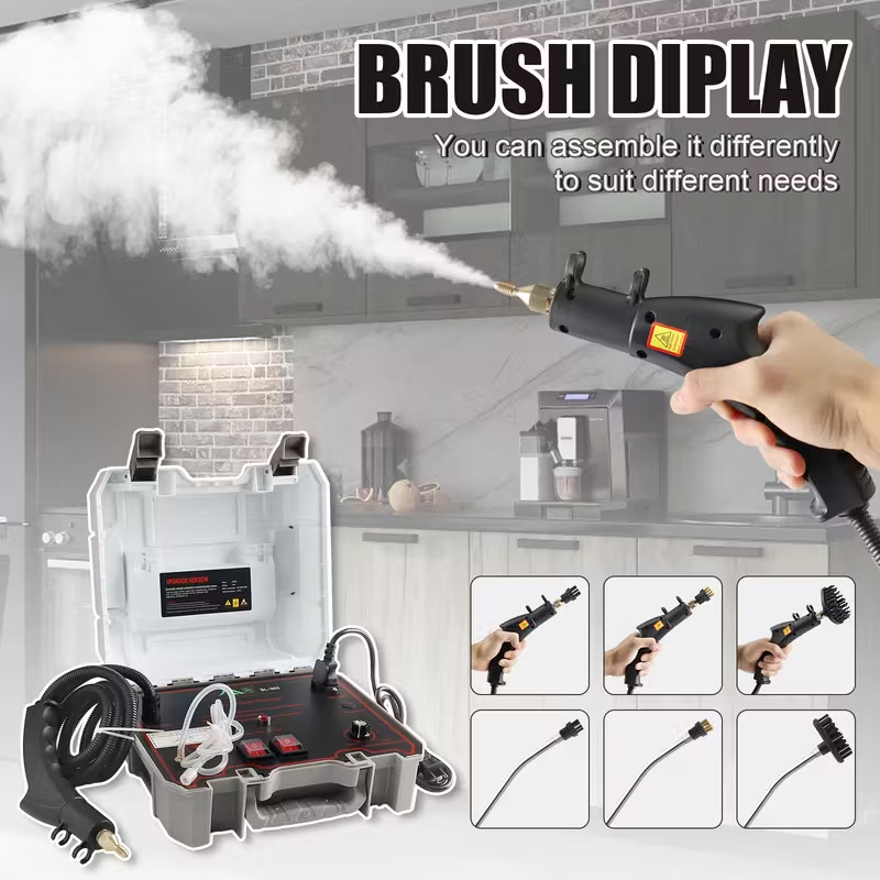 2500W Handheld Steam Cleaner Car Detailing Cleaning Machine Vehicle Auto Washer