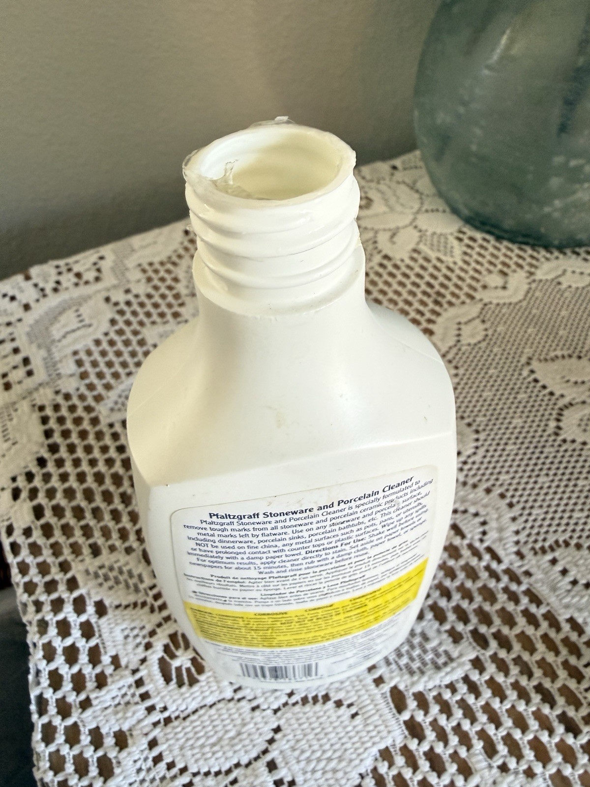 Pfaltzgraff Stoneware & Porcelain Cleaner 20 oz Bottle Discontinued Approx. 90%
