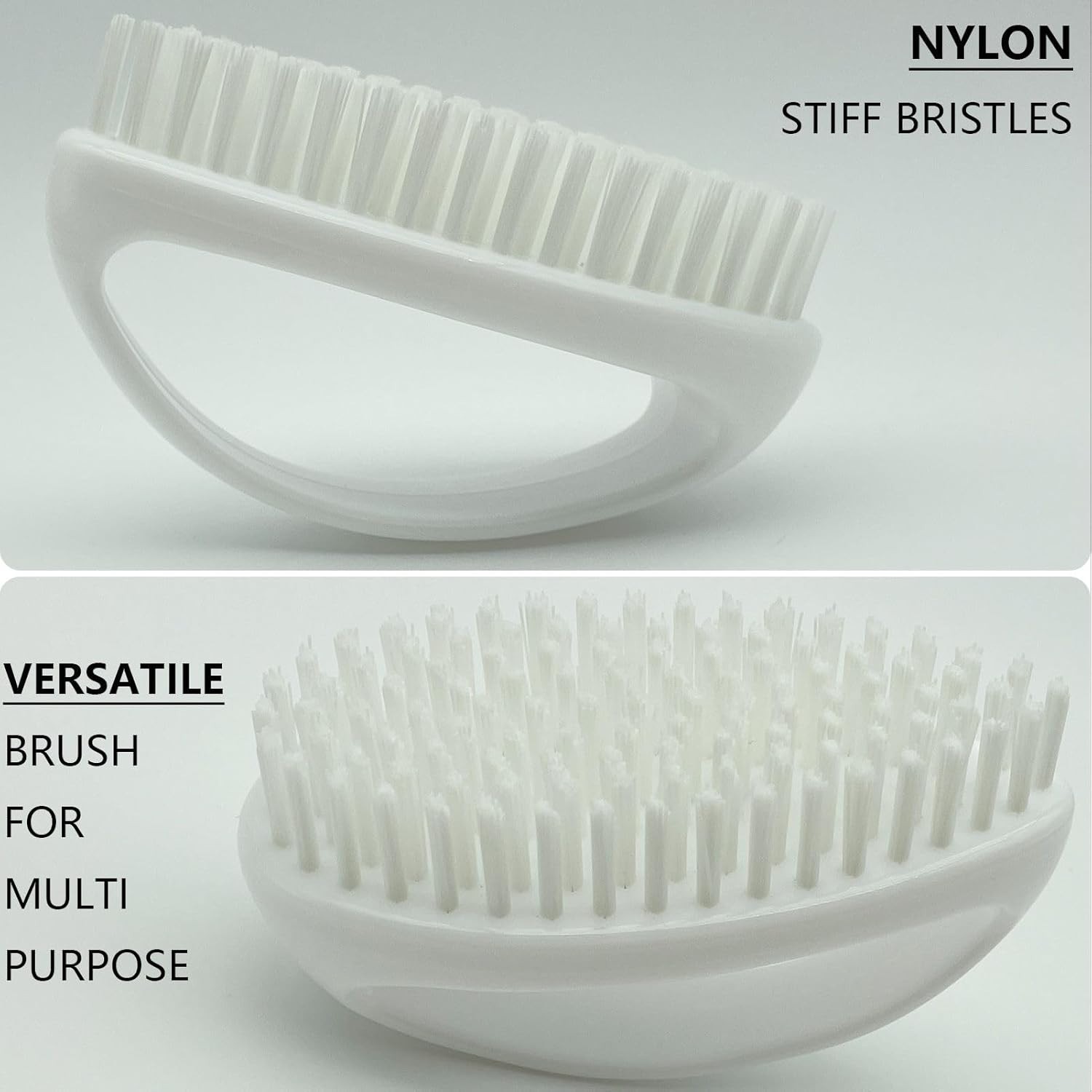 Stiff Nylon Bristles Small Scrub Brush – Ideal for Corners and Tight Spaces