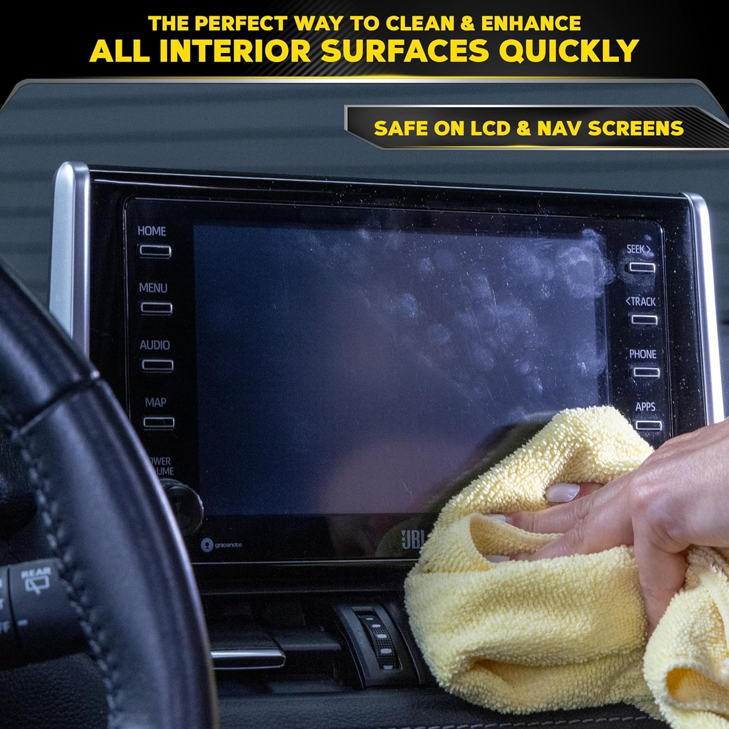 Quick Interior Detailer Cleaner Spray for Plastic Leather Vinyl 24oz