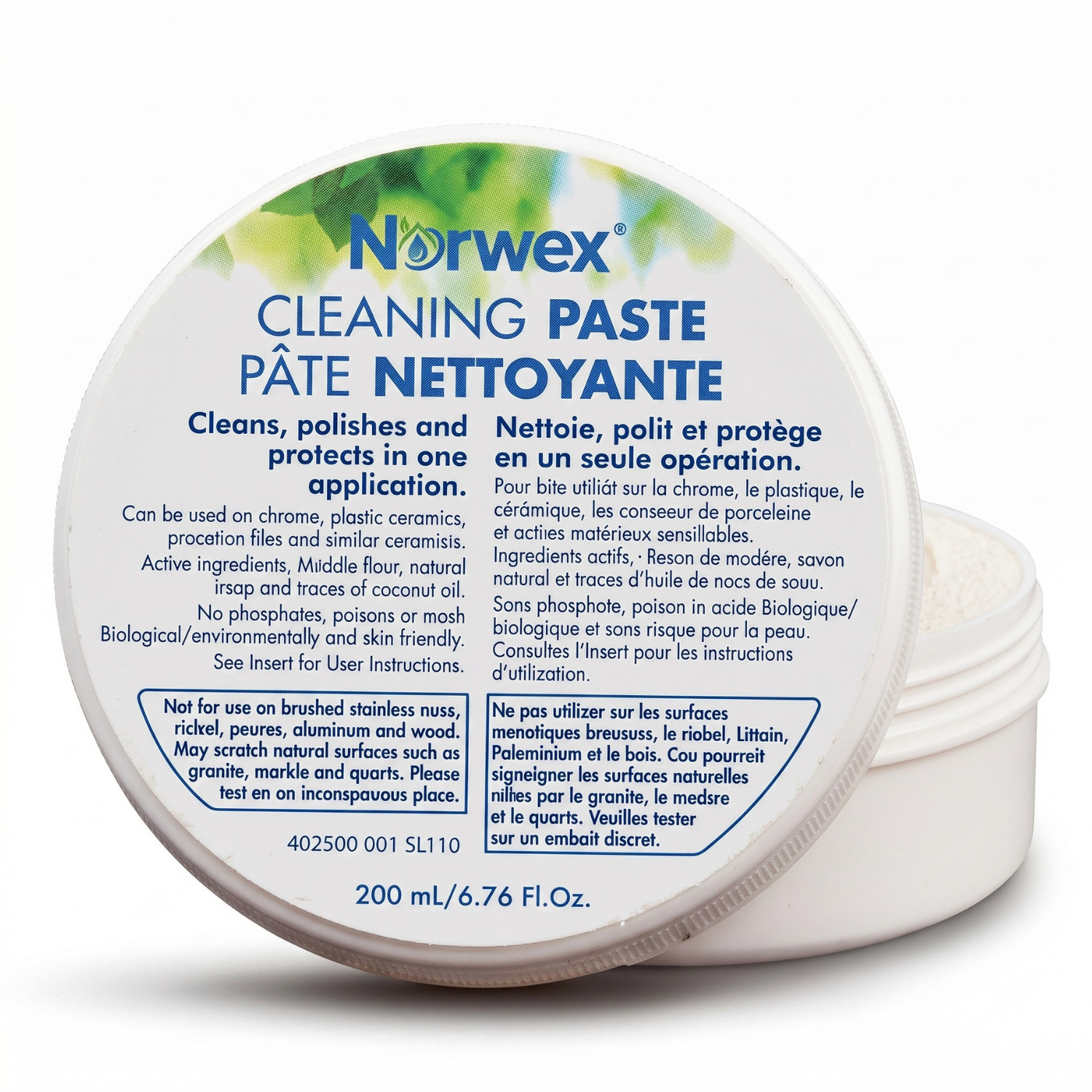 Cleaning Paste Norwex Stain Removal, Cleans Dirt & Polish 74ml 2.50 fl.oz