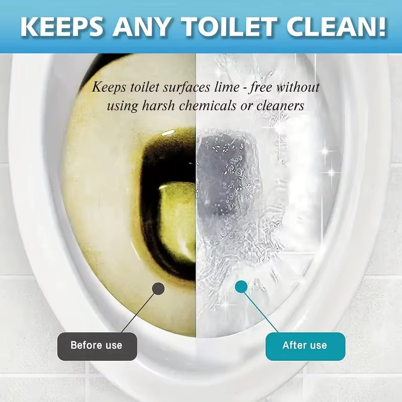 Magnetic Toilet Bowl Tank Cleaner 2 Pack Chemical Free Long Lasting Easy to Use