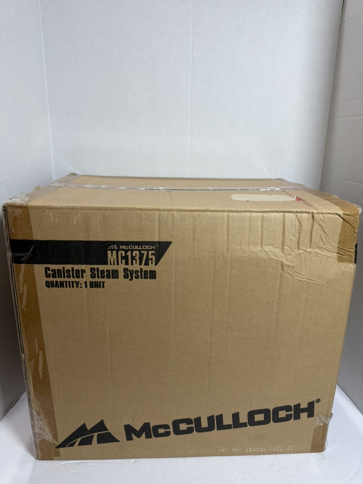 McCulloch MC1375 Canister Steam Cleaner – 90 Min Runtime, 20 Accessories