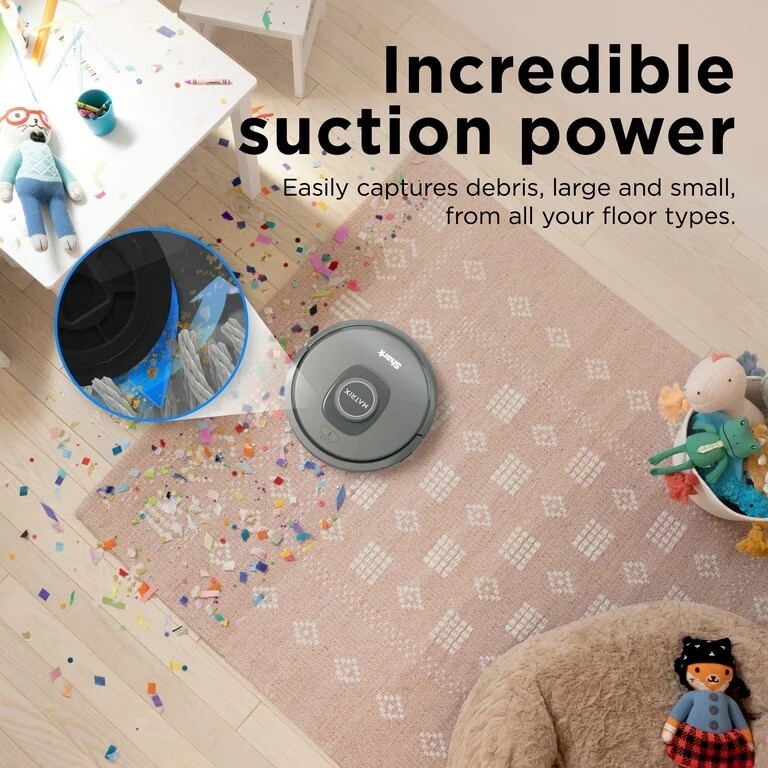 Shark Matrix Self-Emptying Robot Vacuum Home Mapping – Grey