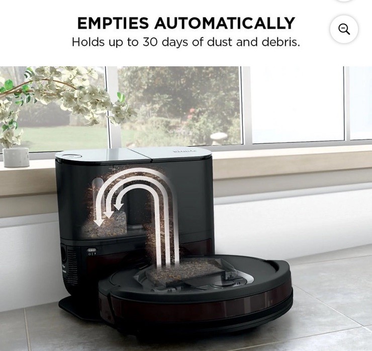 Shark EZ Robot Self-Empty 30-Day Vacuum Cleaner Black RV910S Alexa Brand NEW