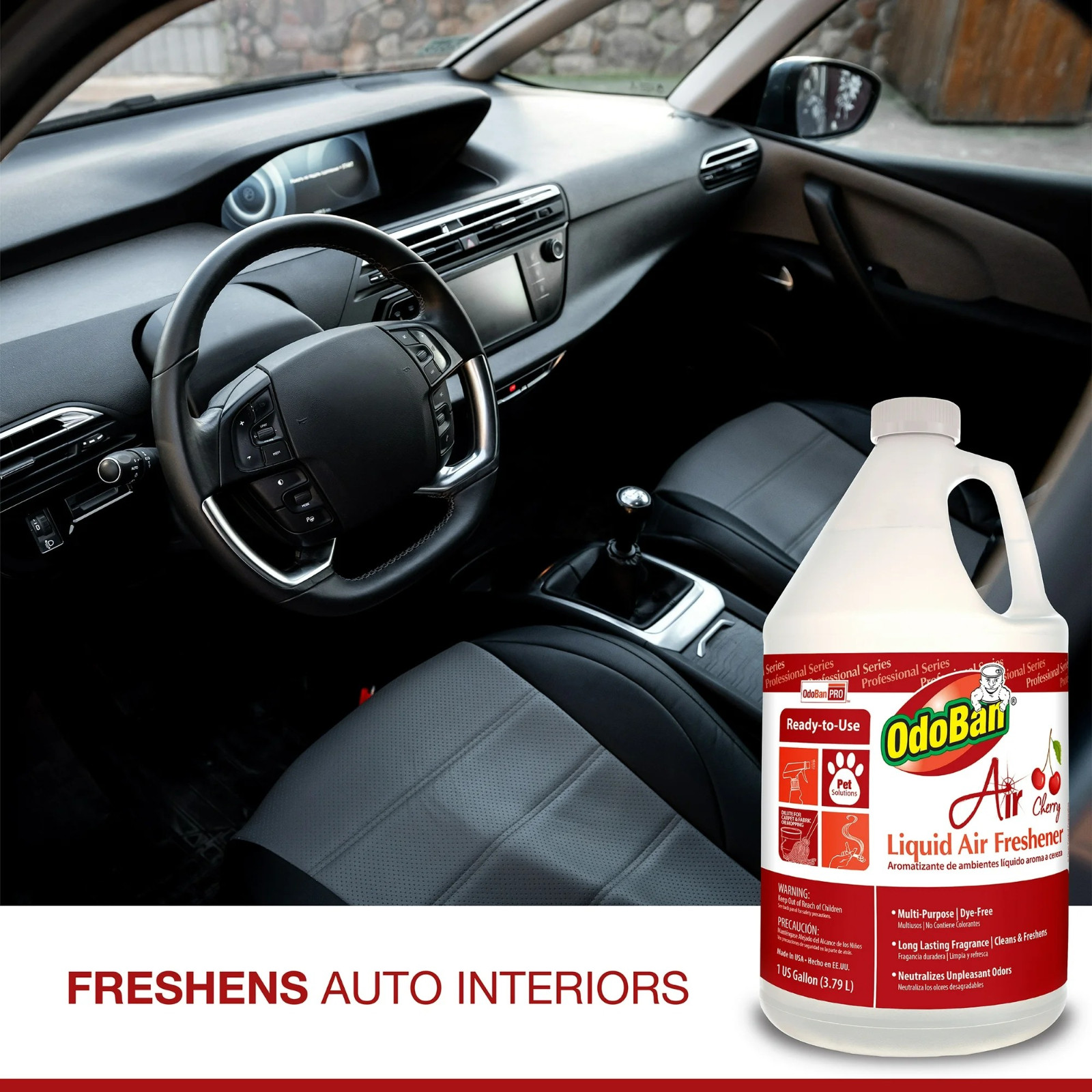 Cherry Liquid Air Freshener Odor Neutralizer Multipurpose 2 Pack 1 Gallon
