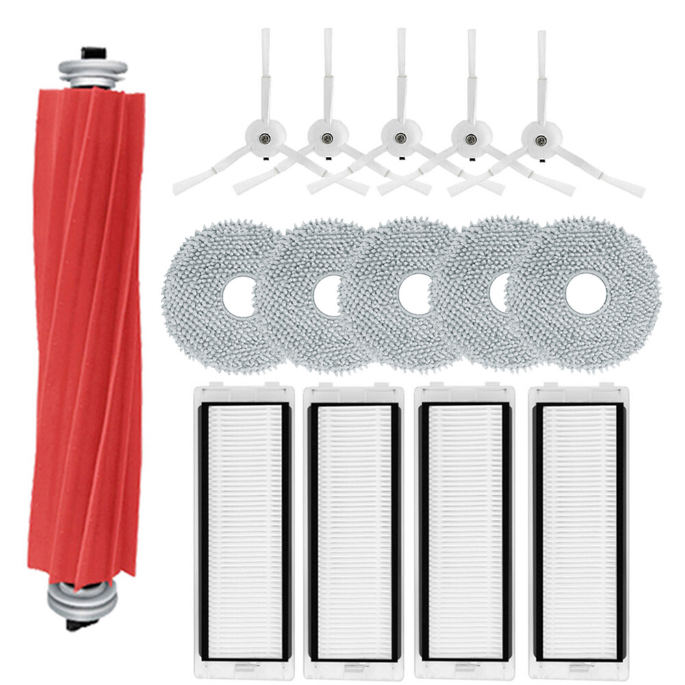For Roborock P10 / Q Revo Robot Vacuum Cleaner Main Roller Brush Filter Bag Kit
