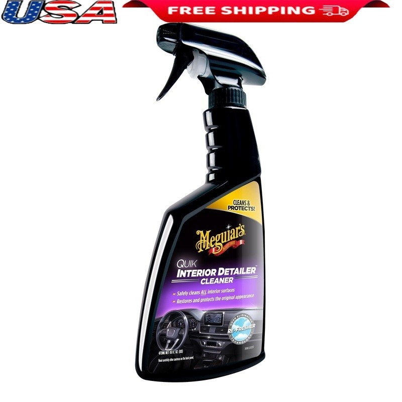 Interior Car Cleaner Spray Quick Shine Protectant Plastic Vinyl Leather LCD New