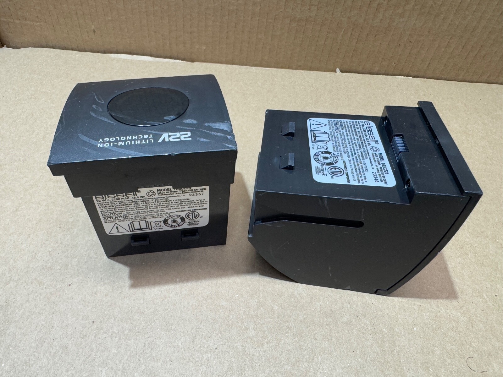 [2-PACK] BISSELL GENUINE (132A0002) AIRRAM CORDLESS VACUUM 22V BATTERY PACK