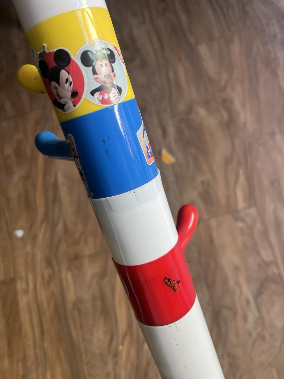 Vintage IKEA Krokig Coat Rack Pop Art Memphis Style Rare 51 Inch Floor Stand