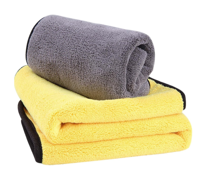 1pc 60×30cm Absorbent Double-Sided Car Wash Towel – Auto Cleaning Cloth – NEW