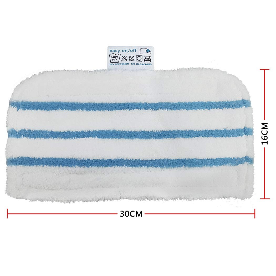 5-Pack Washable Pads Replacement for Black + Decker Steam Mop 1600 Series