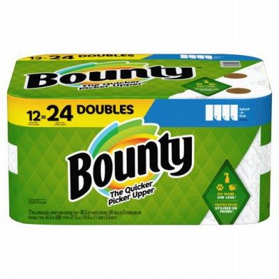 Select-A-Size Paper Double-Roll Towels, White, 12-Count – 15705