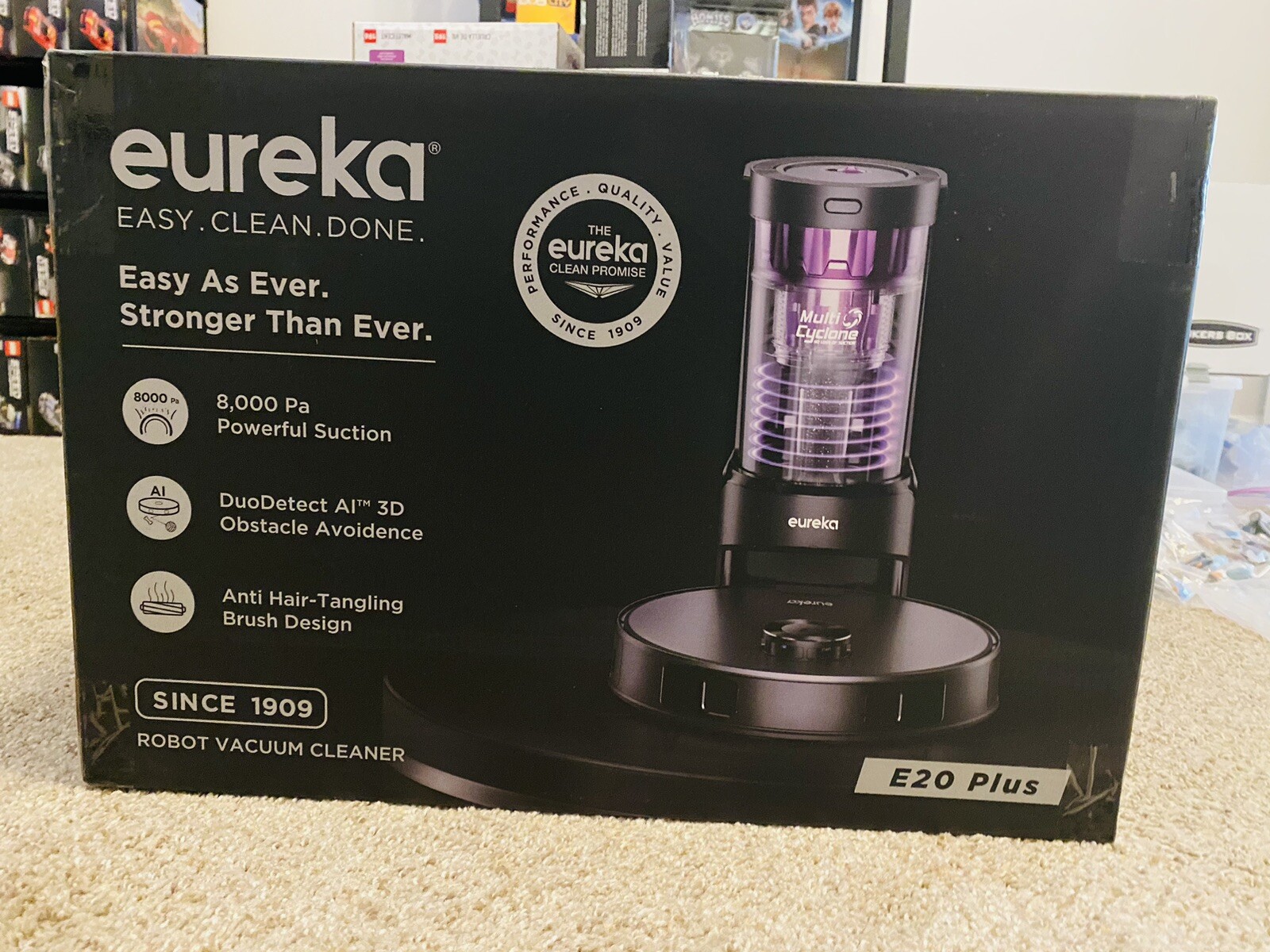 Brand New! – Eureka E20 Plus Robot Vacuum Mop & Bagless Self Emptying Station