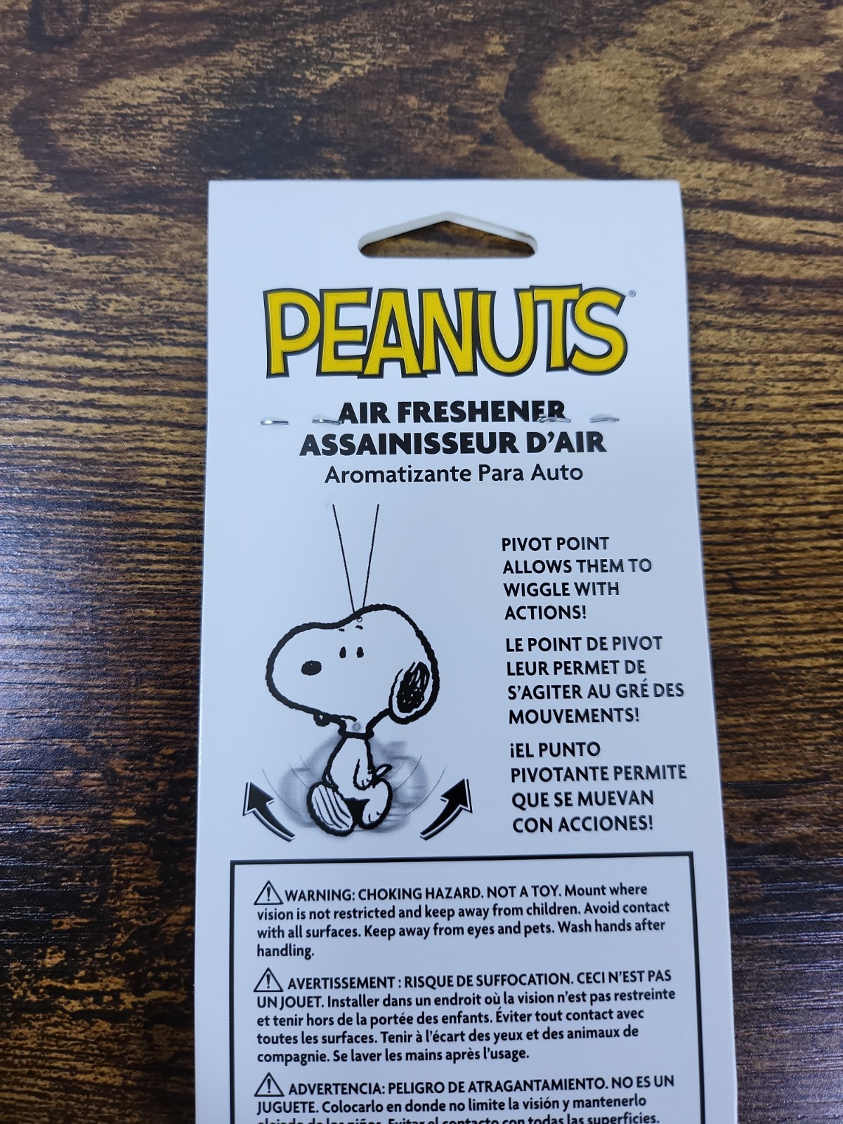 Peanuts New 2025 Snoopy Rear View Air Freshener Vanilla