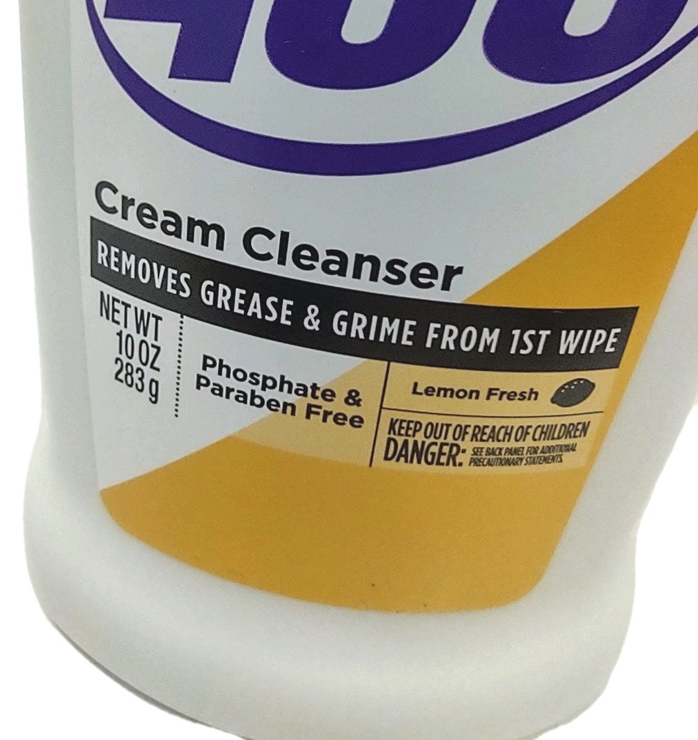 3x Formula 409 Cream Cleanser Removes Greese & Grime with LEMON FRESH 10 oz Each