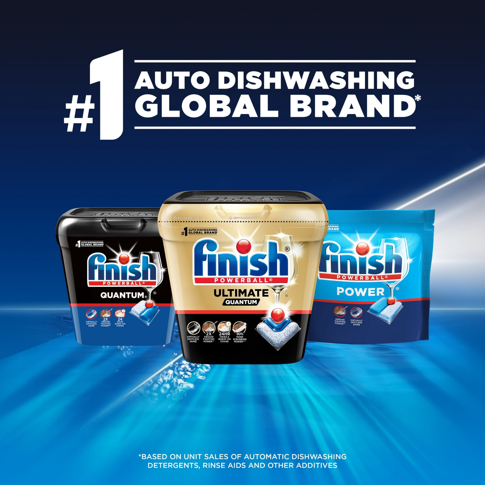 Finish Quantum Dishwasher Pods, No Pre-Rinse Dishwasher Detergent Soap Soap 84c
