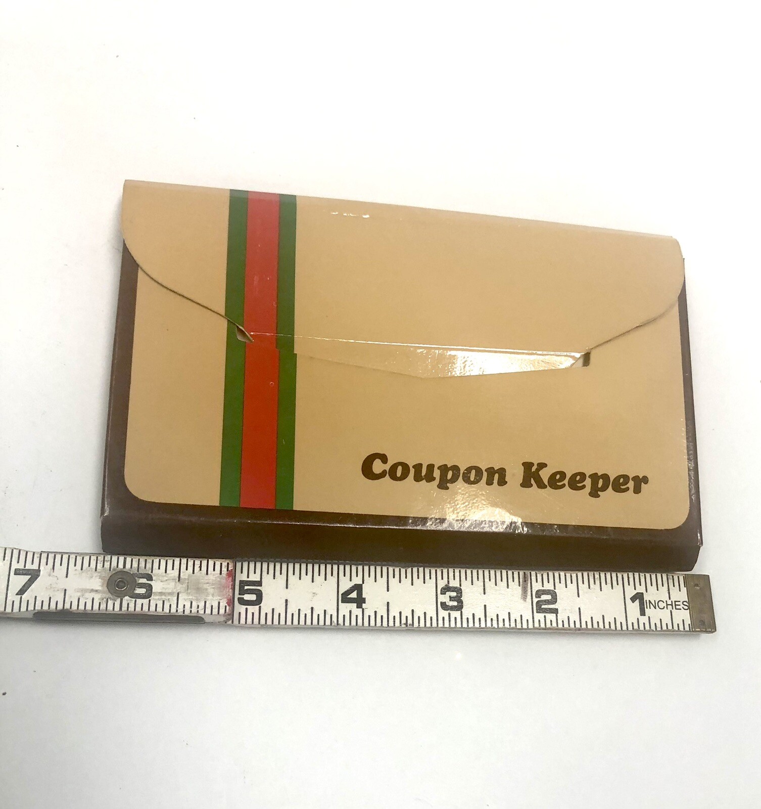 Coupon Organizer Sleeve Pocket Holder Paper Storage Wallet Nostalgia Retro 70/80